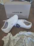 Lacoste tenisówki sneakersy białe z logo r 37 lerond 0921 trampki skór