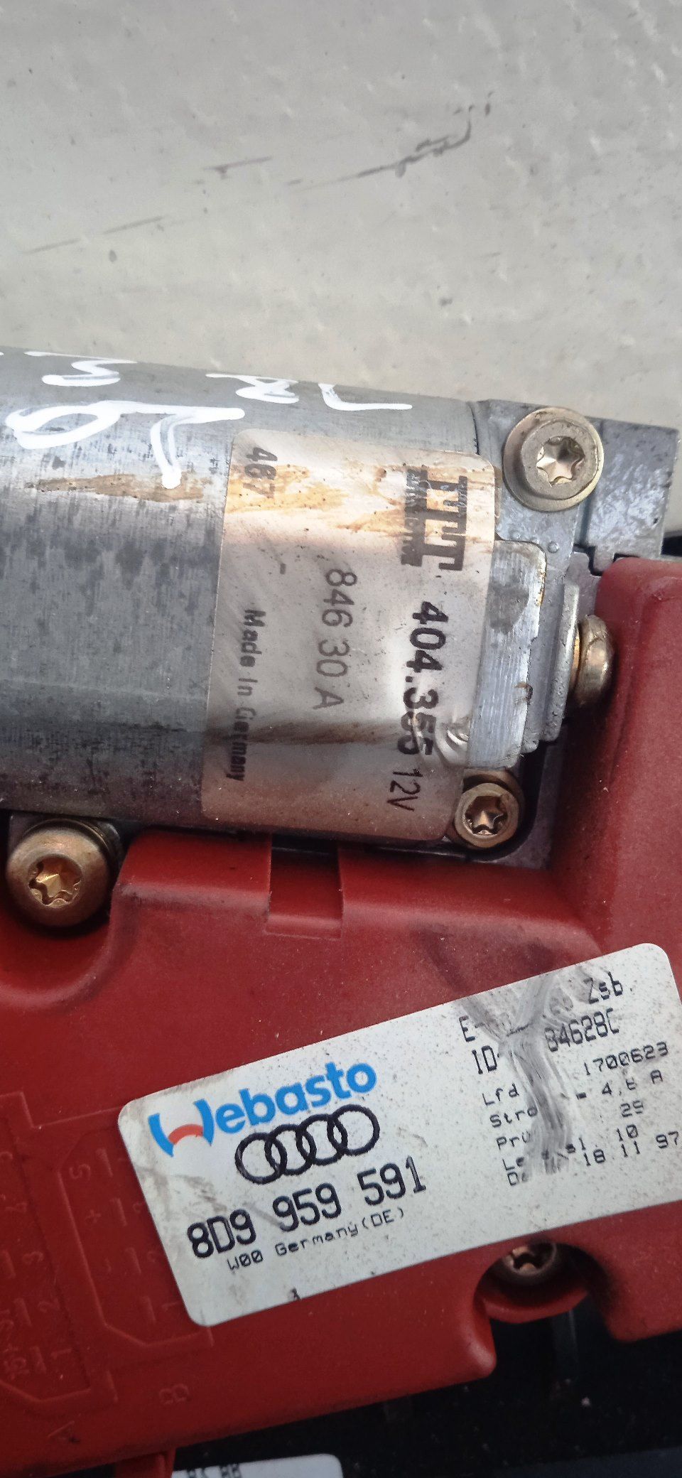 Szyberdach Audi A3 8L 3D