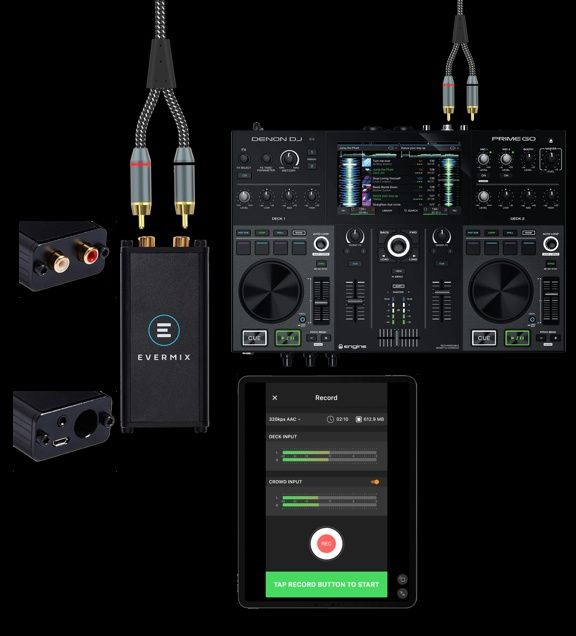 EVERMIX BOX 4 rejestrator, nagrywarka dźwięku, livestream audio video