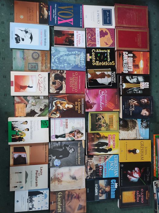 Lote Livros Best Seller Literatura Autores Portugueses e Estrangeiros