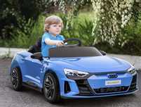 Carro Eléctrico Criança - Audi Azul - c/Comando - Como Novo