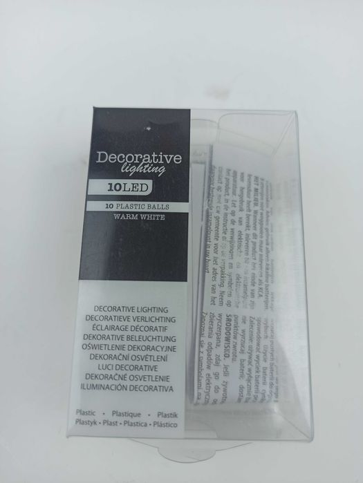 Lampki Dekoracyjne Led Na Baterie Białe / Kolorowe