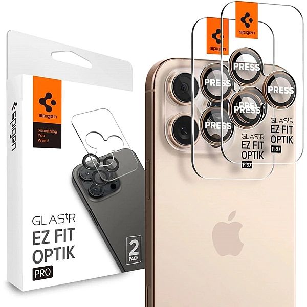 Osłona Aparatu Spigen Optik Pro Glas.tr ”Ez Fit” Camera Protector 2-Pa