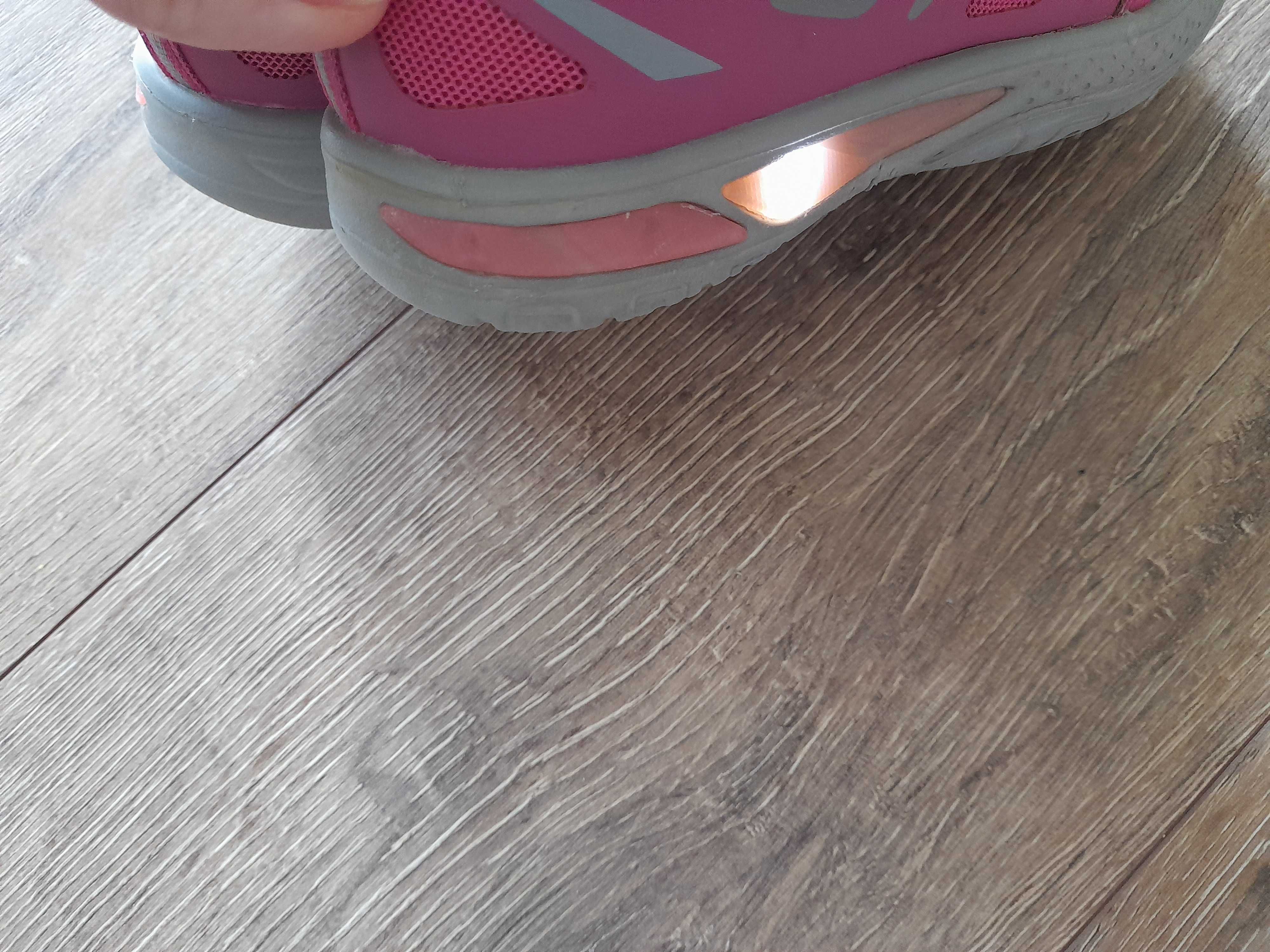 Buty świecące Led dziewczęce sneakersy adidasy na rzepy r. 29 lupilu