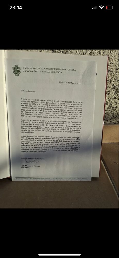 "História da Associação Comercial de Lisboa" - 1000 exemplare