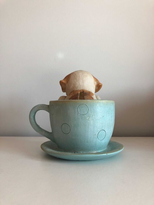 Cão mealheiro de decoração