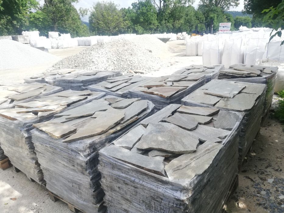 Kamień naturalny elewacyjny gnejs twardy płaski łupek dostawa