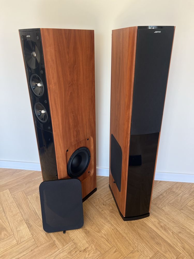 Jamo S606 s 606 608 stereo kolumny kino domowe bass glosniki monitory