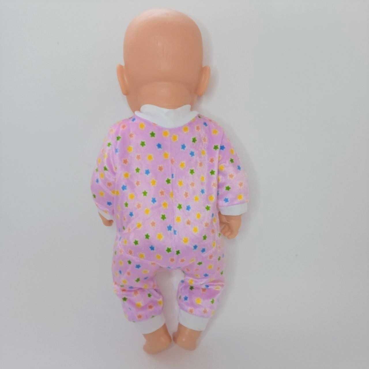Одежда для куклы 40 см Беби Бона / Baby Born  слип / человечек розовый