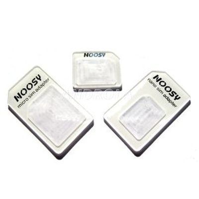 Adapter Karty Micro Sim Standard Nano Sim 3 Sztuki