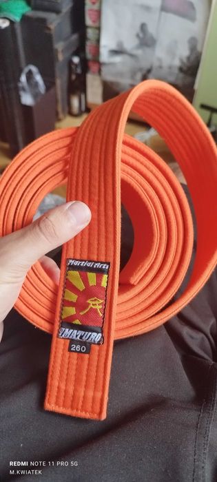 Pas pomarańczowy karate kyokushin