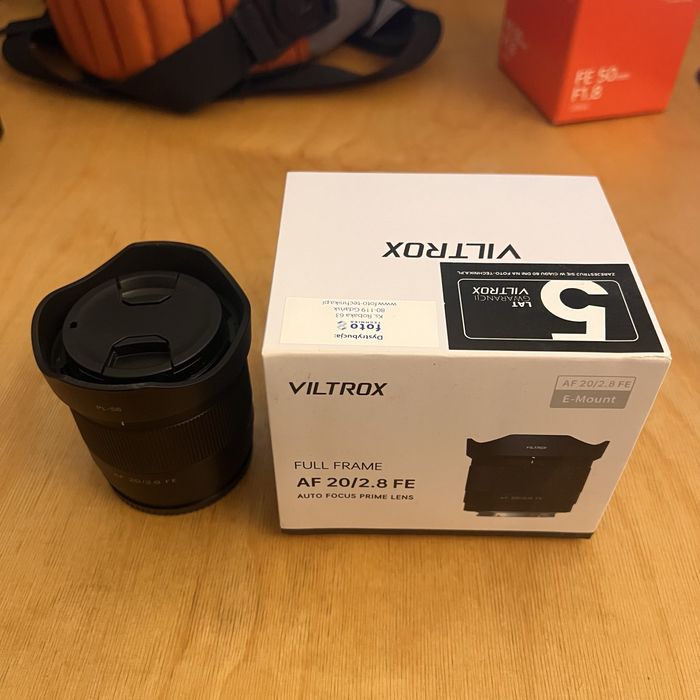 Obiektyw Viltrox 20mm f/2.8 SONY FE + filtr Benro
