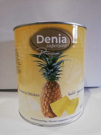 Ananas kostka 3 kg Denia Superiore Premium, TANIO