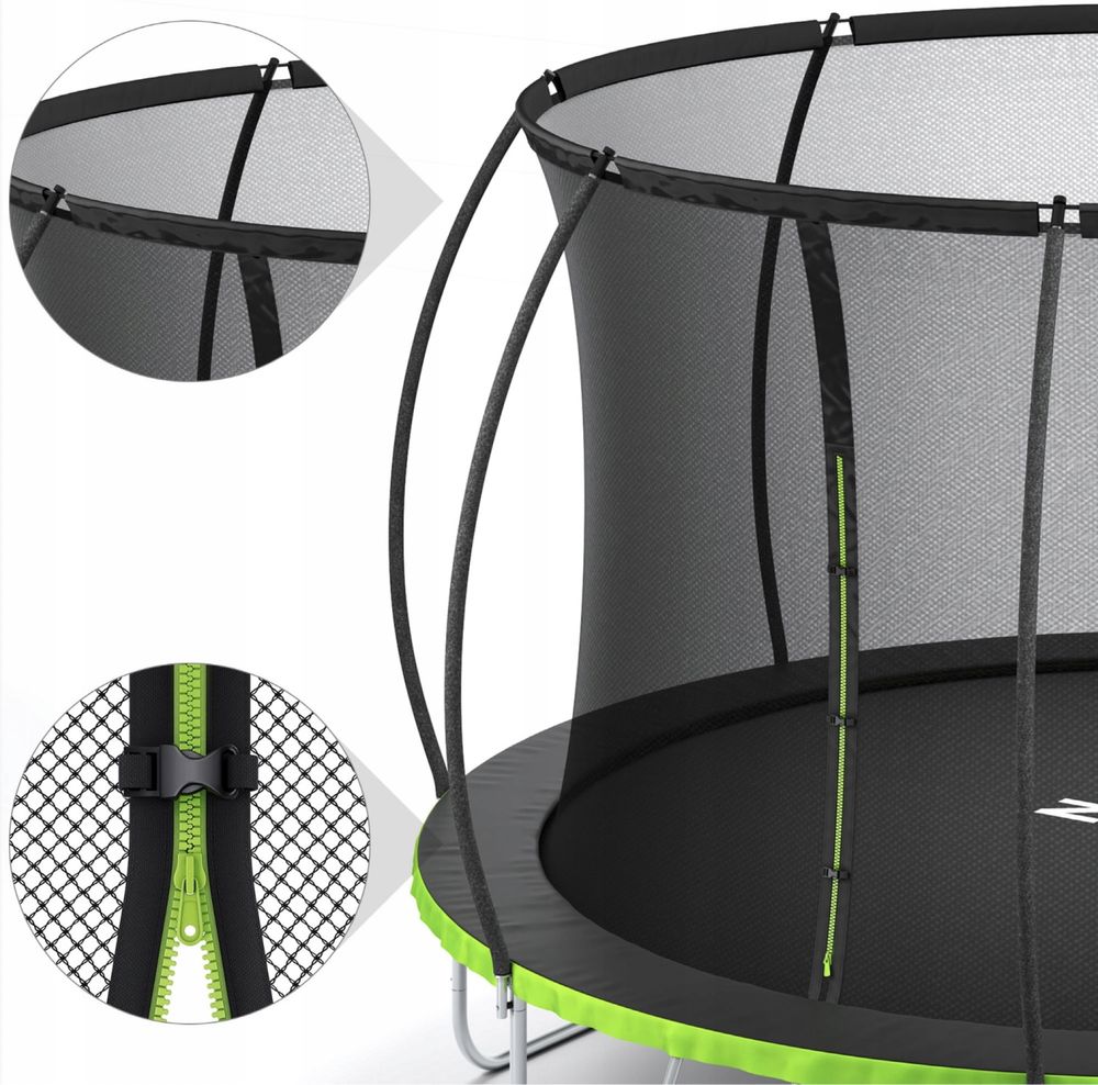 Trampolina z siatką Zipro 312 cm 3 metry do ogrodu dla dzieci