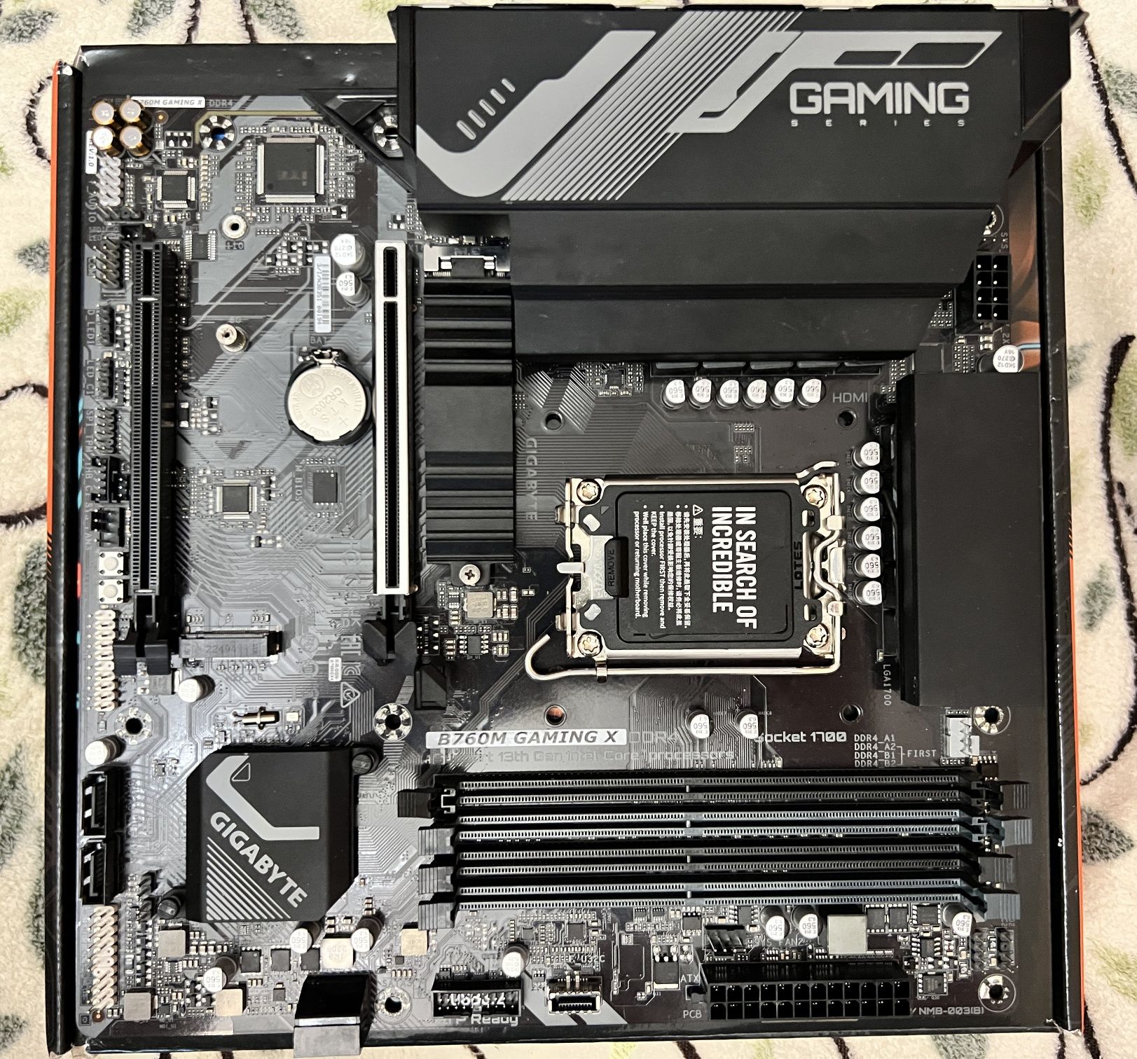 Не робоча Gigabyte b760m gaming x ddr4