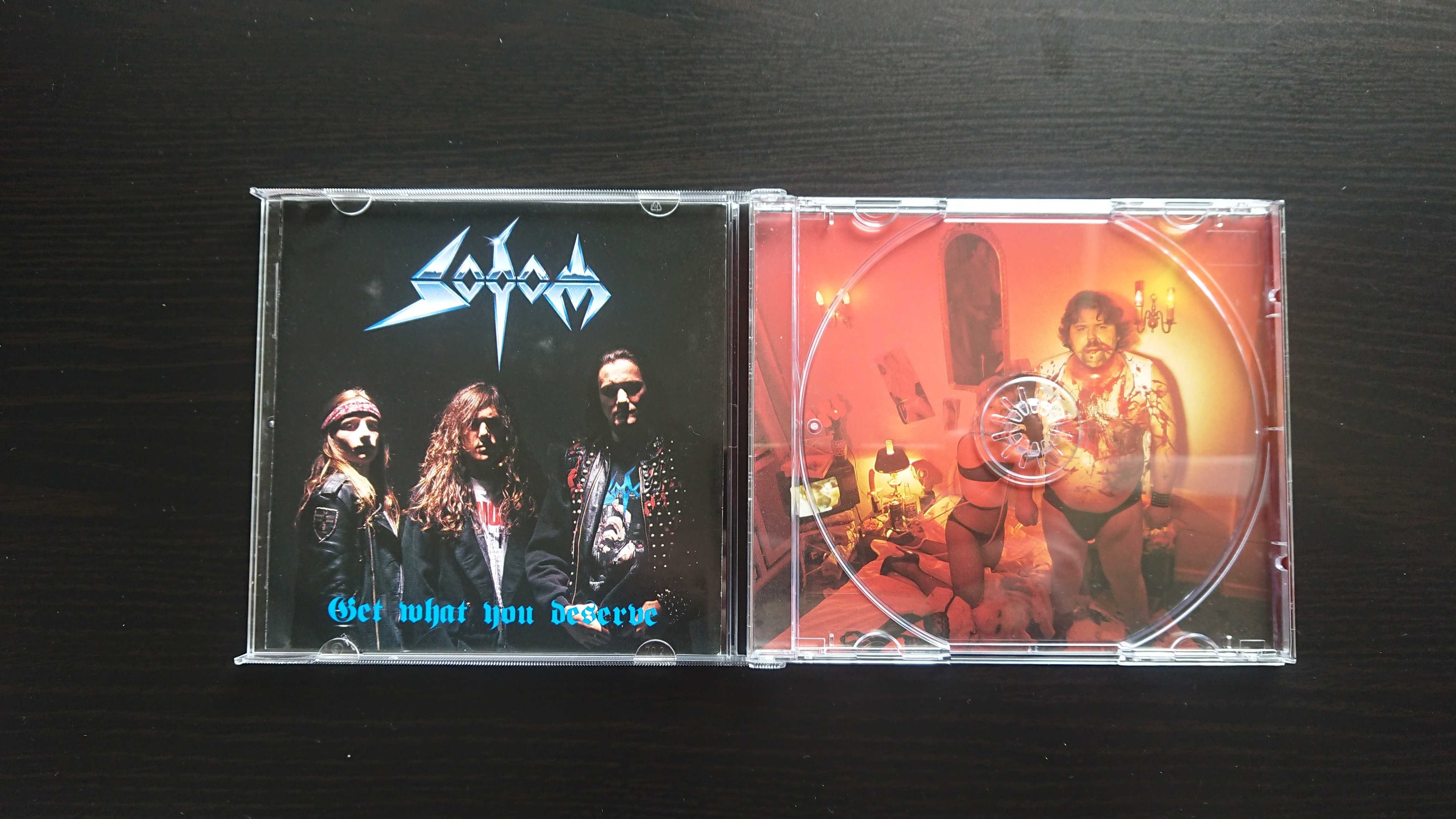 Sodom Get What You Deserve CD *IDEALNY STAN* SPV One-Sided Inlay Card