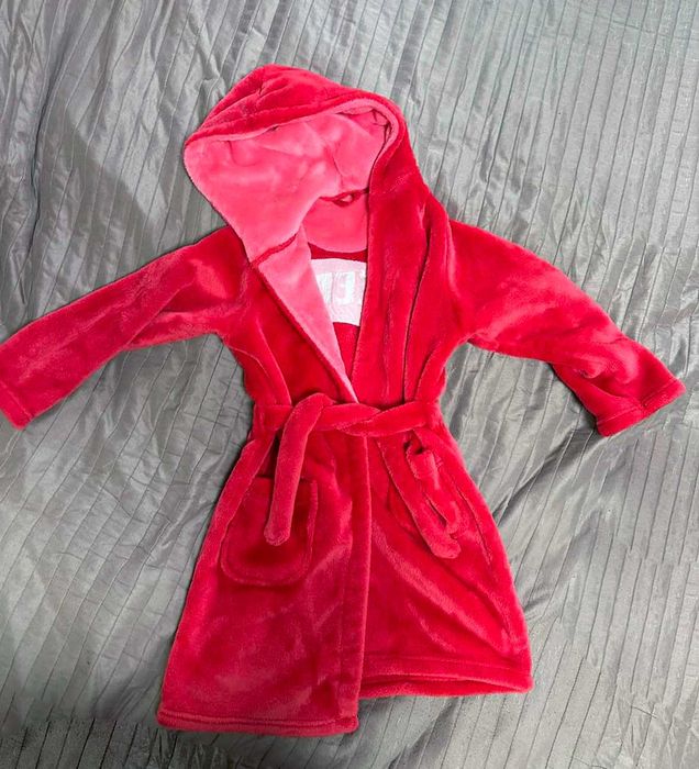 детский флисовый халат мегатеплый