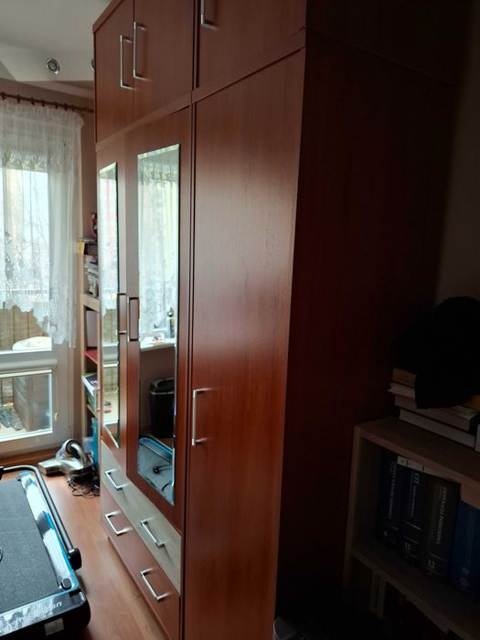 Szafa dwudrzwiowa Bodzio z nadstawką i słupkiem