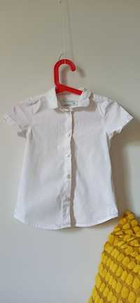 Biała koszula dla dziewczynki rozm 98 5.10.15 MAX & MIA