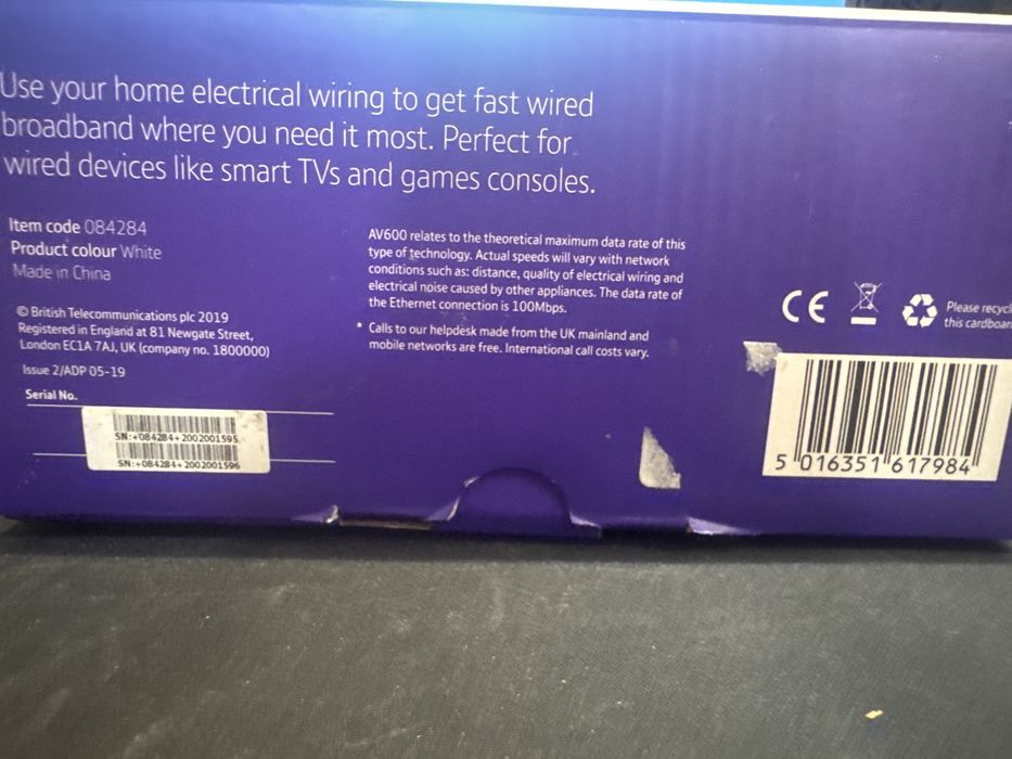 BT 600  Adapter Internetu przez gniazdko TRANSMITER SIECIOWY POWERLINE