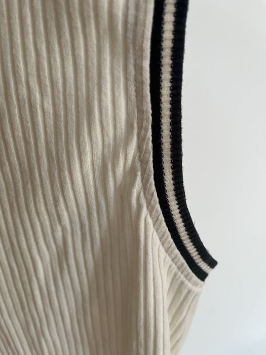 Klasyczny top z prążkowanej bawełny H&M S/M