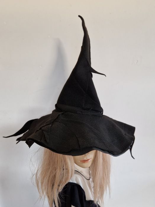 Supreme witch ręcznie szyty kapelusz czarownicy wiedźma na Halloween