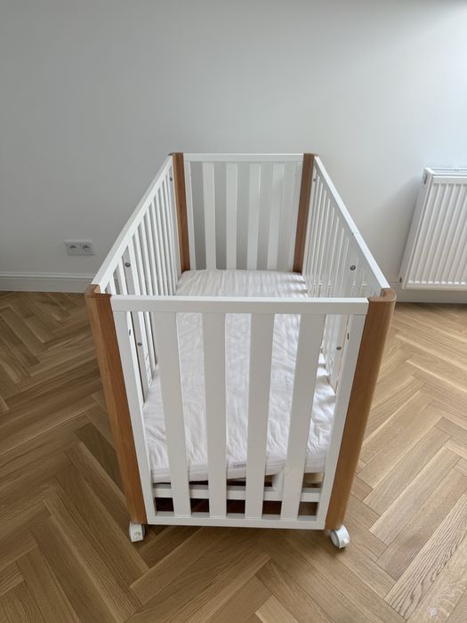 Łóżeczko Kinderkraft KOYA 4w1 – białe, stan bardzo dobry