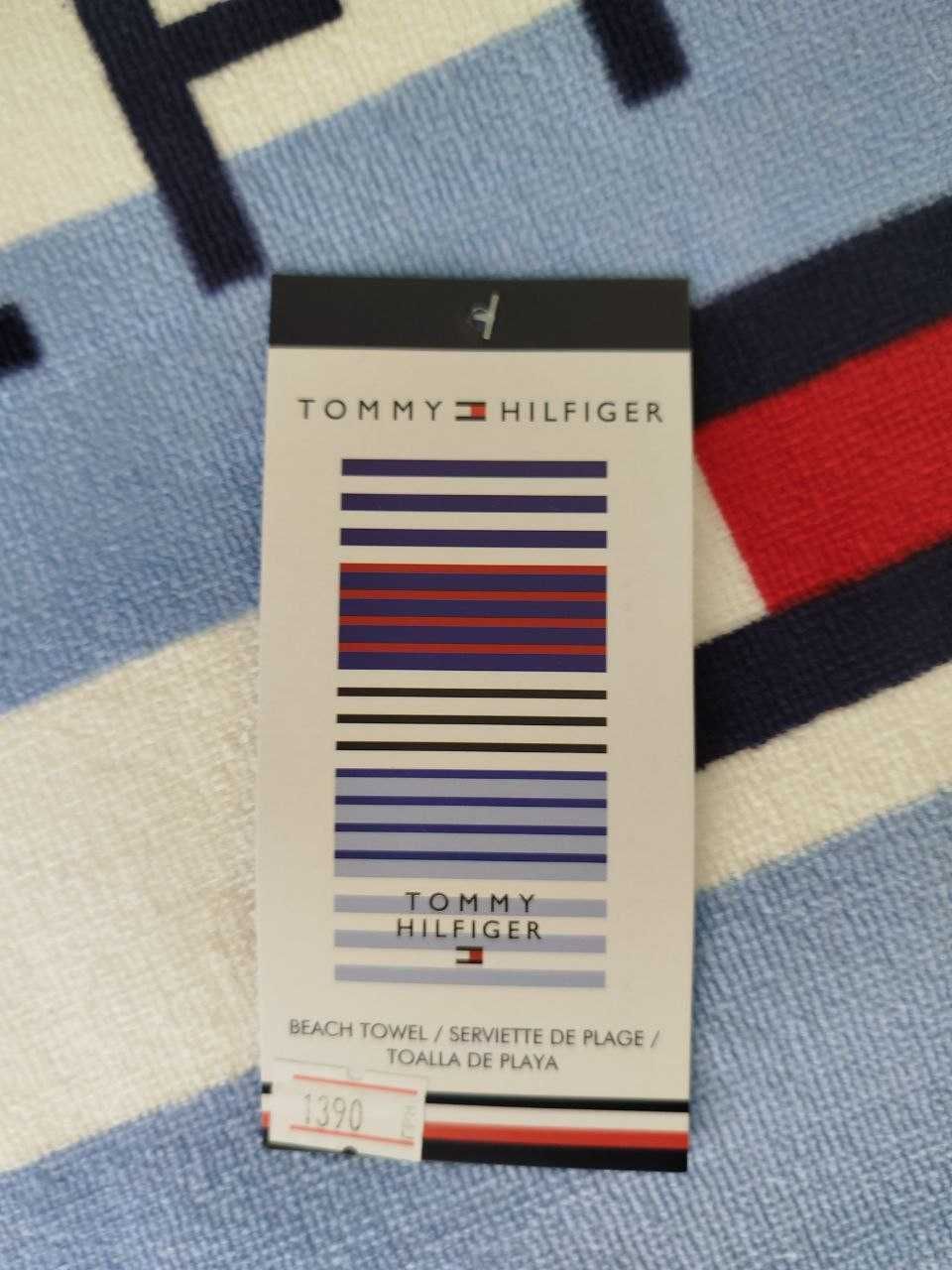 Рушник банний для сауни пляжний 92 см × 178 см tommy hilfiger