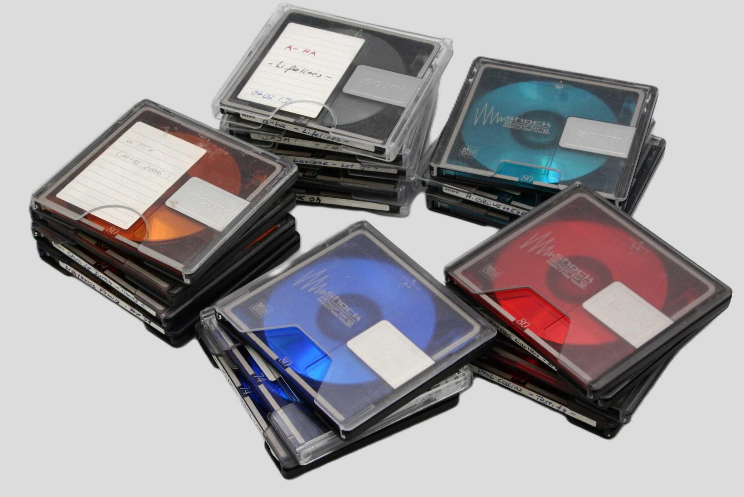 Nośnik Mini Disc MiniDisc MD SONY 80min    19 szt.