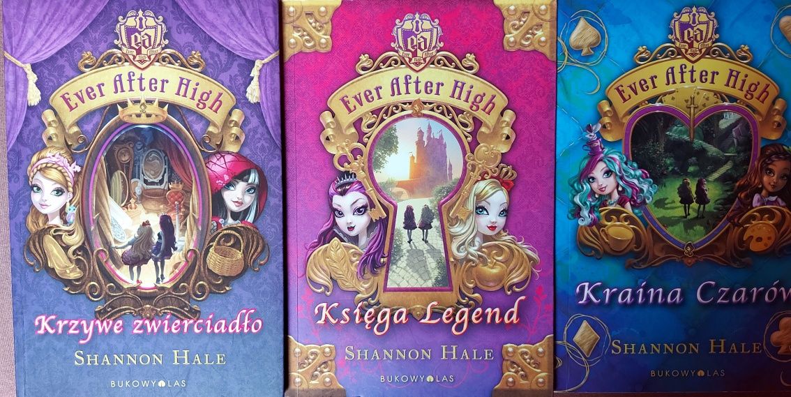 Książki Ever After High - Monster High - zestaw