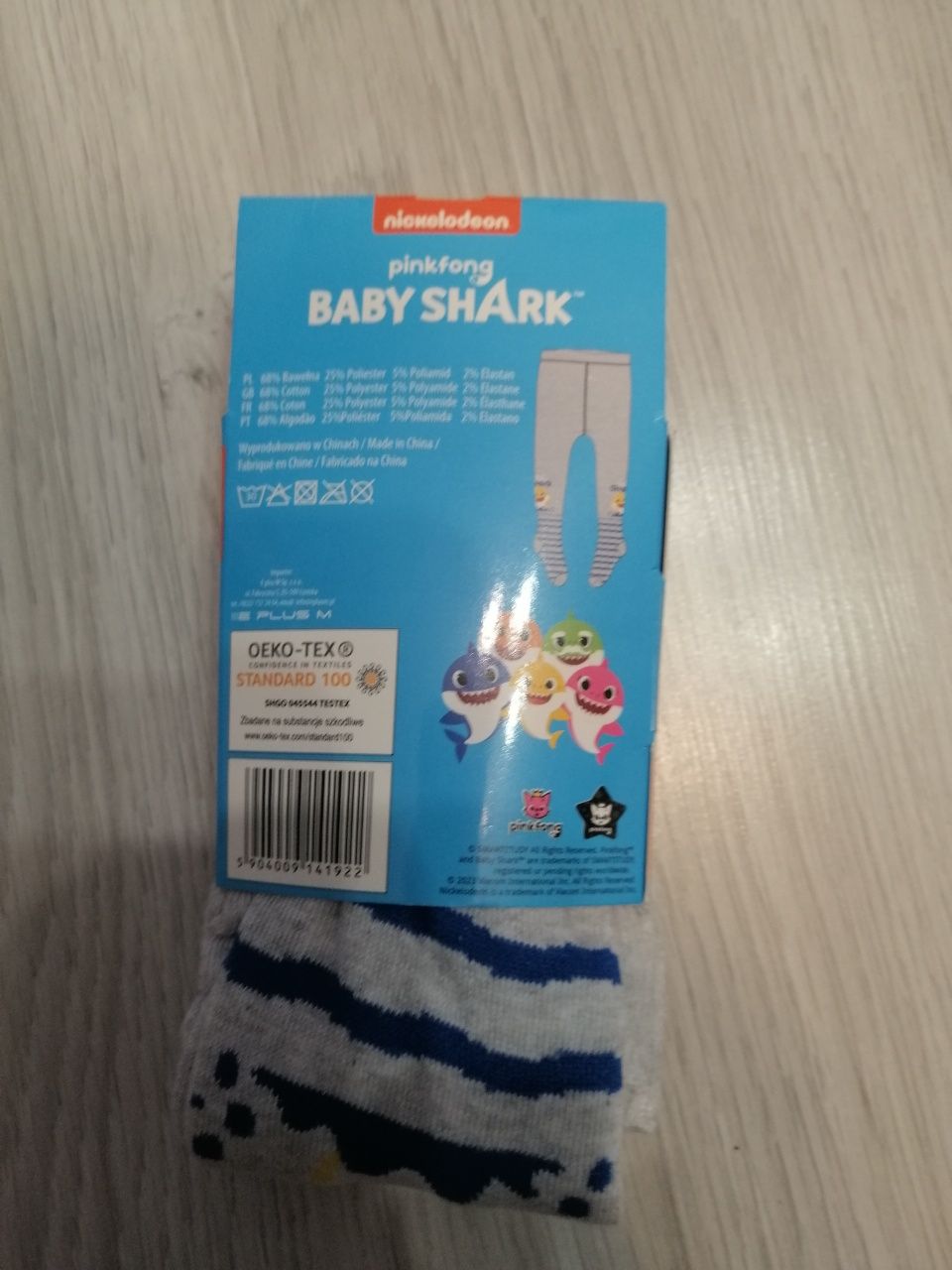 Rajstopki chłopięce Baby Shark 104-110