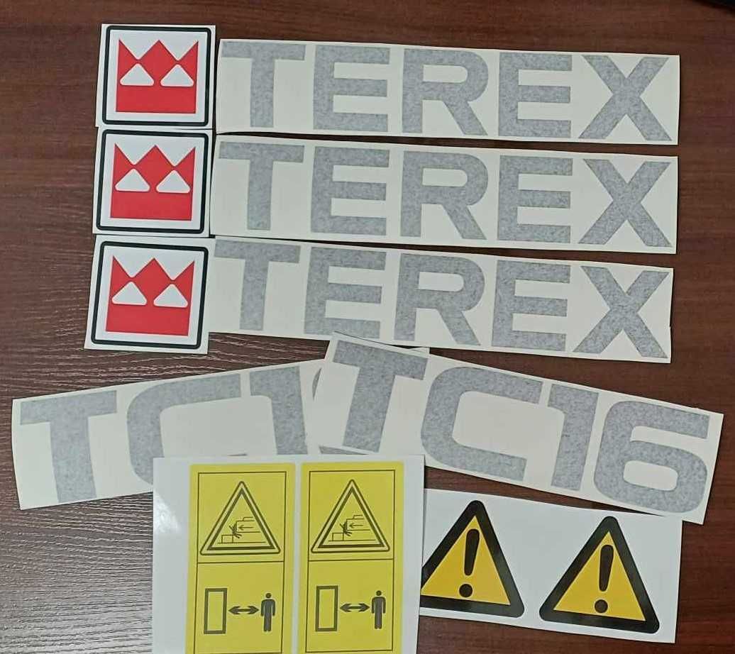 Naklejki maszyny budowlane rolnicze samochody koparka nalepki traktor