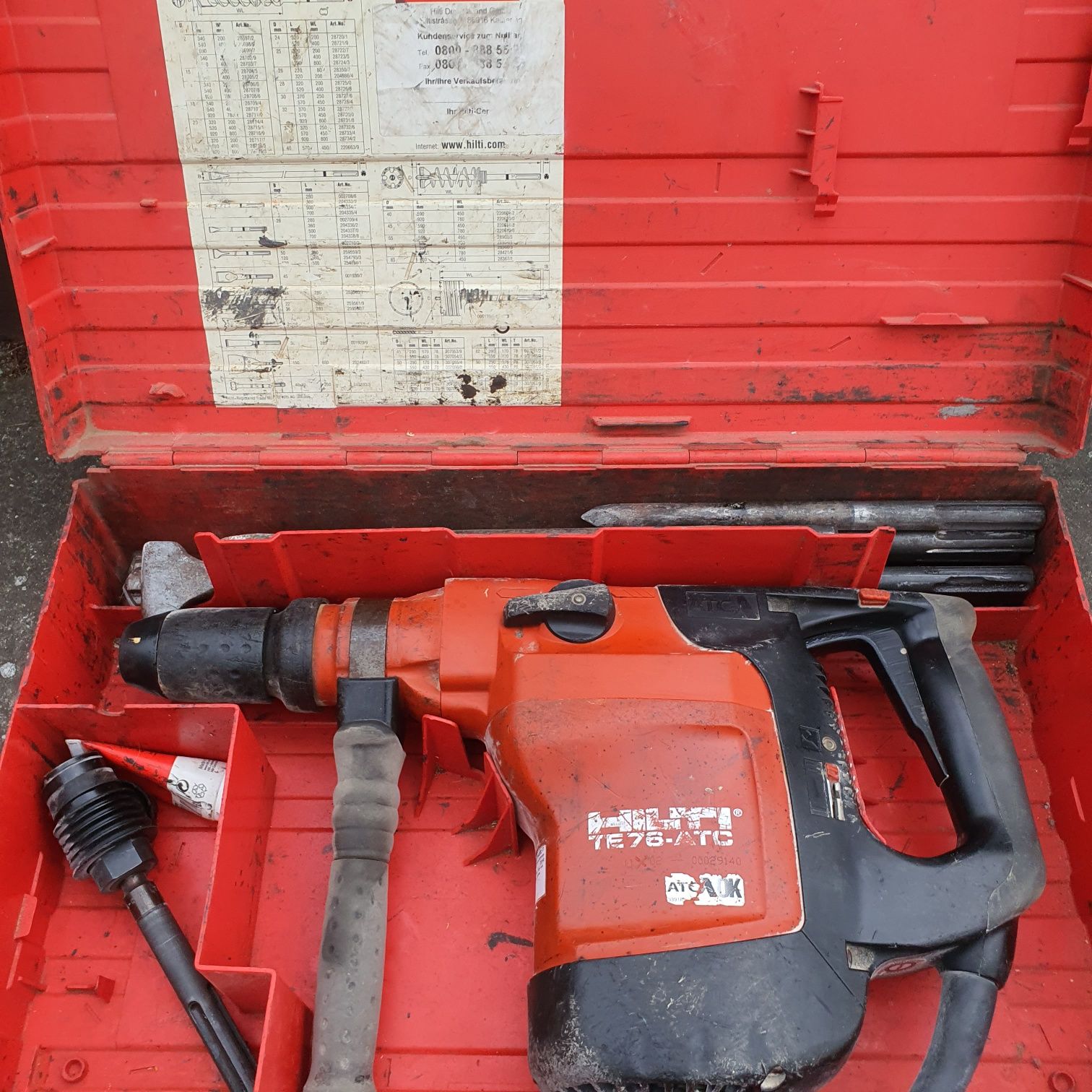 Hilti TE-76 ATC po remoncie