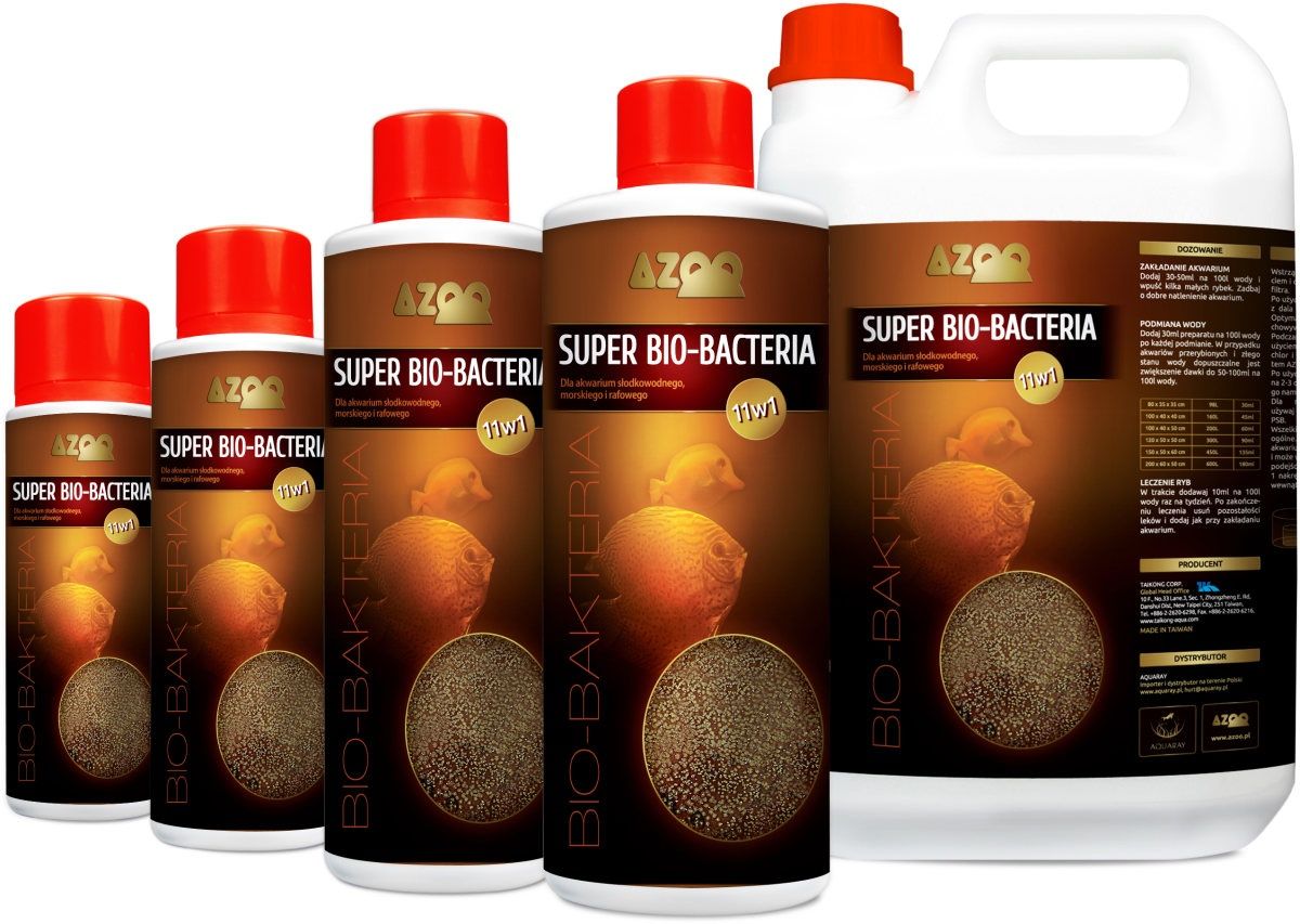 Azoo Super Bio-Bacteria 11w1 120ml.