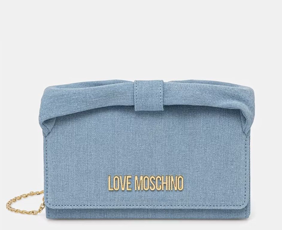 Сумка Love Moschino/ джинс/оригінал/нова/ клатч