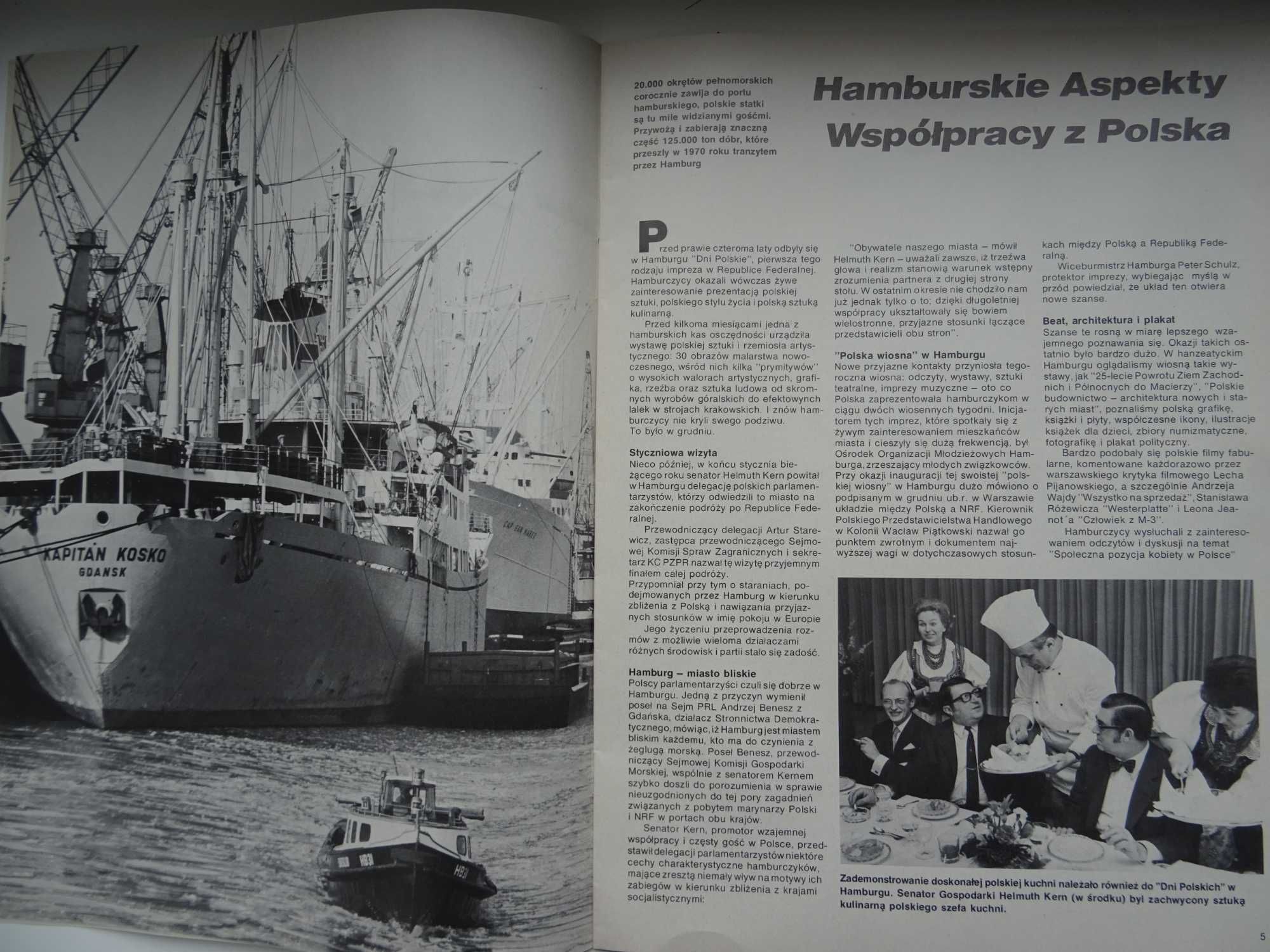 Hamburg 1970 RFN dwie broszury ilustrowane
