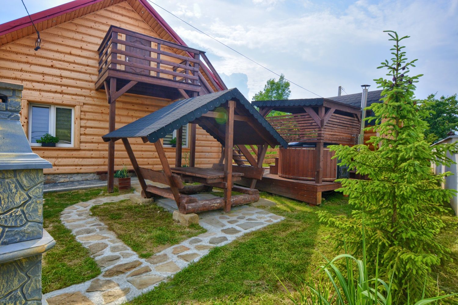 Domek Całoroczny 8osobowy Sauna Jacuzzi