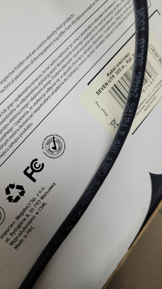 Kabel UTP Zewnętrzny kat.5e Seven