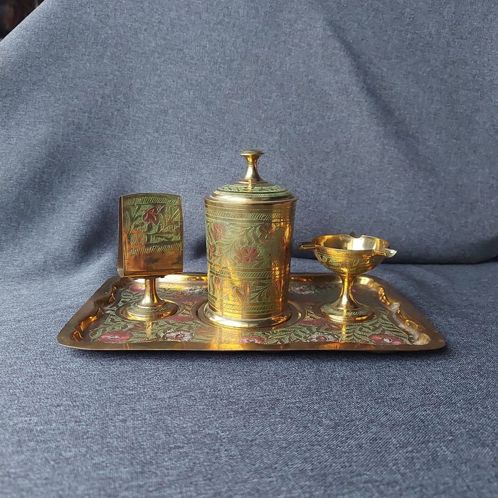 Вінтажний набір з латуні