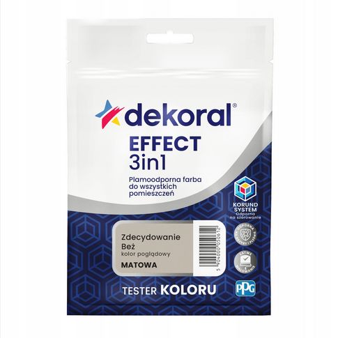 Dekoral Effect 3IN1 TESTER 0,04l Zdecydowanie Beż