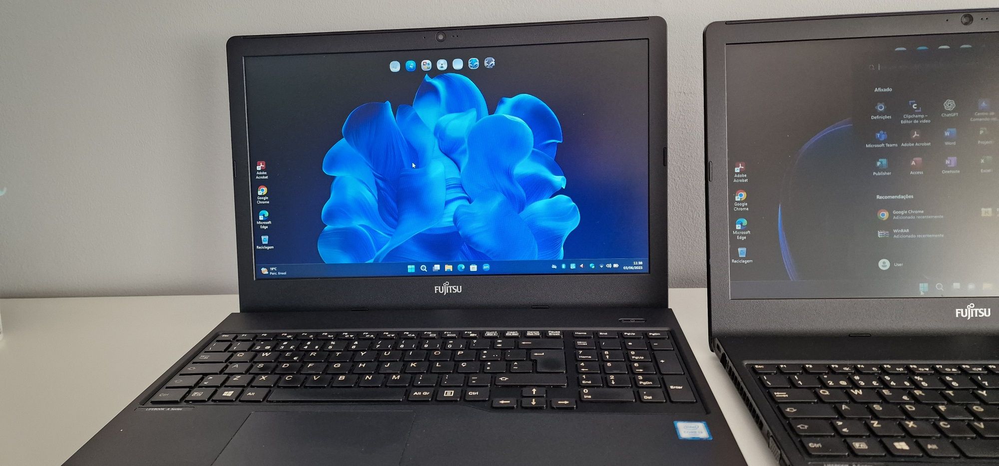 Fujitsu 15,5 i3-6006U 8GB 128GB  Win11 Pro+Offi