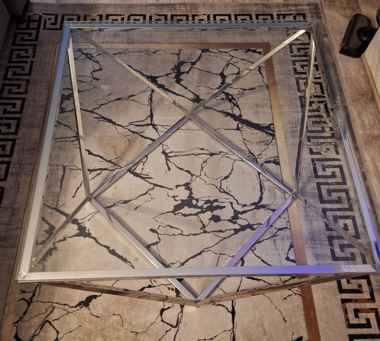 Stolik kawowy glamur