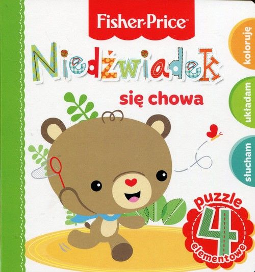 Fisher Price Puzzle Niedźwiadek Się Chowa Wiśniewska Anna
