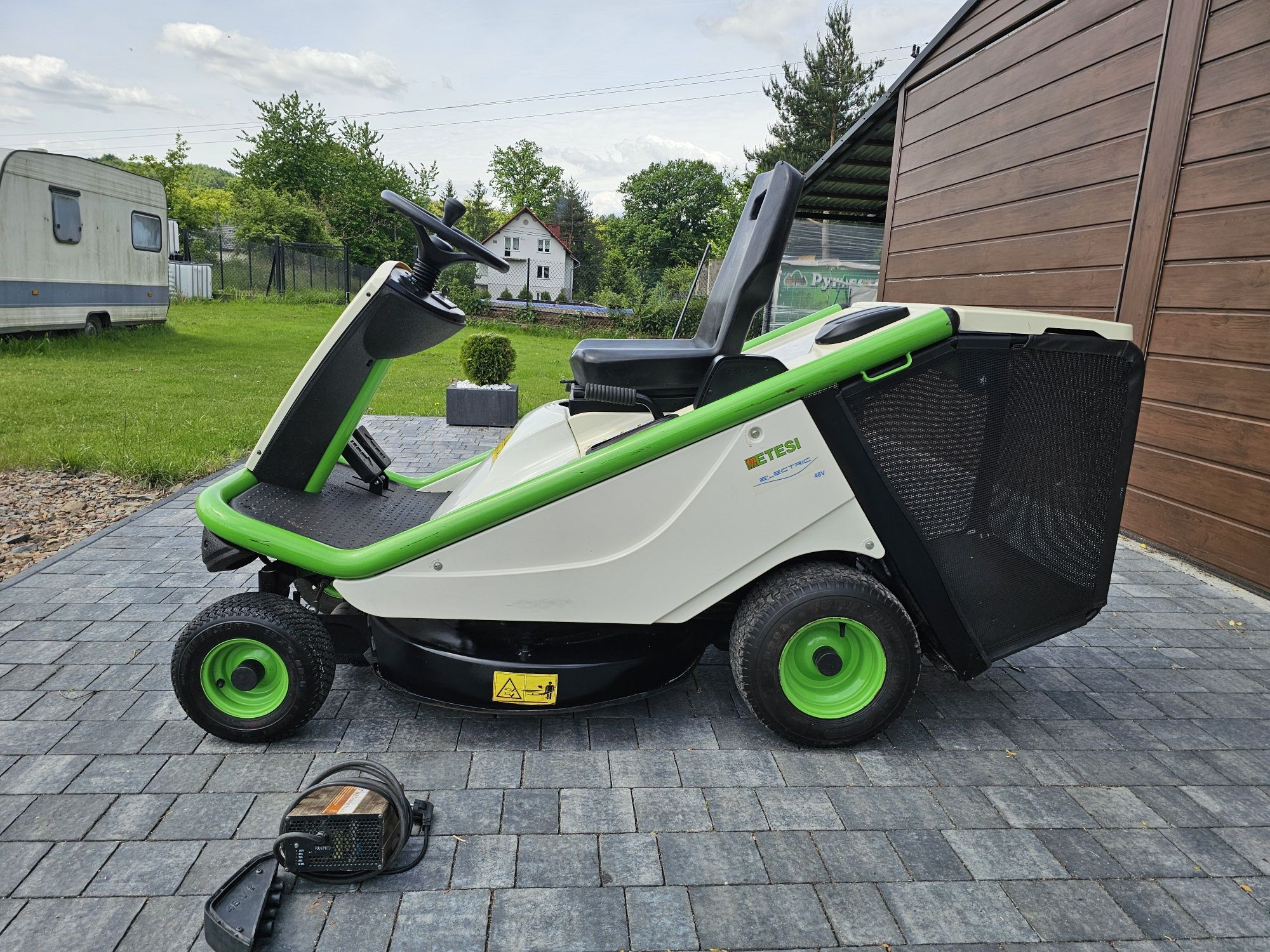 Traktorek kosiarka ETESIA bahia-elektric, profesjonalny 143godz! Igła!
