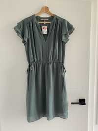 H&M sukienka zielona r 38 zwiewna nowa z metkami