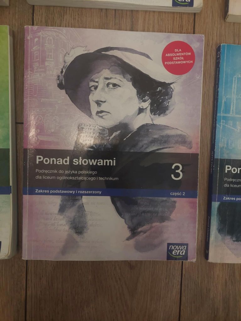Zestaw podręczników "Ponad słowami" dla uczniów szkół ponadpodstawowyc