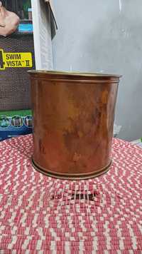 Vaso cobre cilindrico