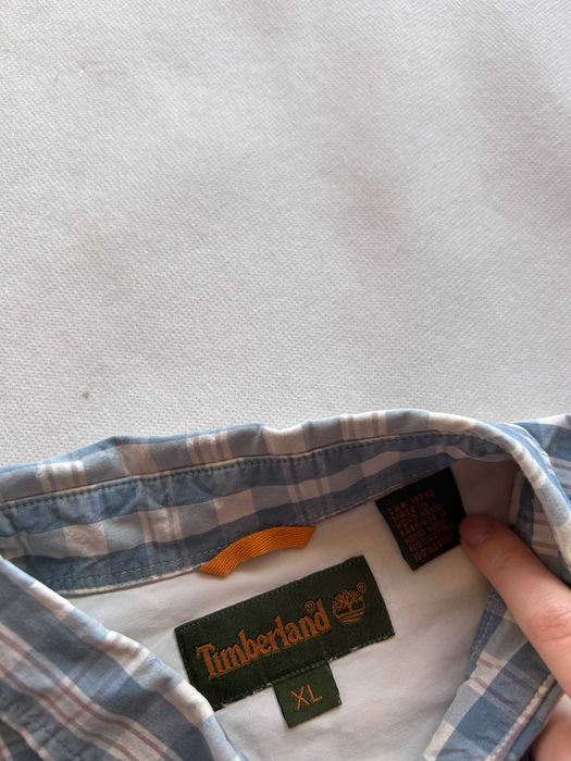 Timberland _ Koszula w kratę XL _ 100% bawełna