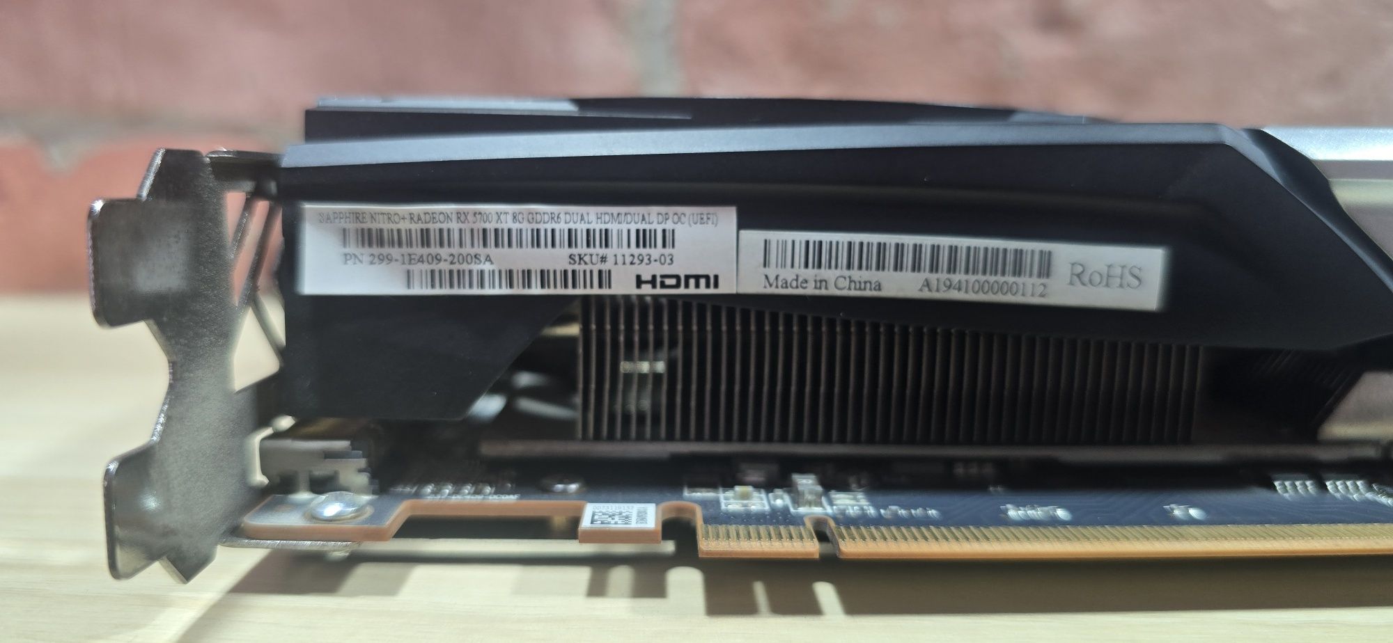 Nitro sapphite radeon rx5700 8gb gaming gddr6