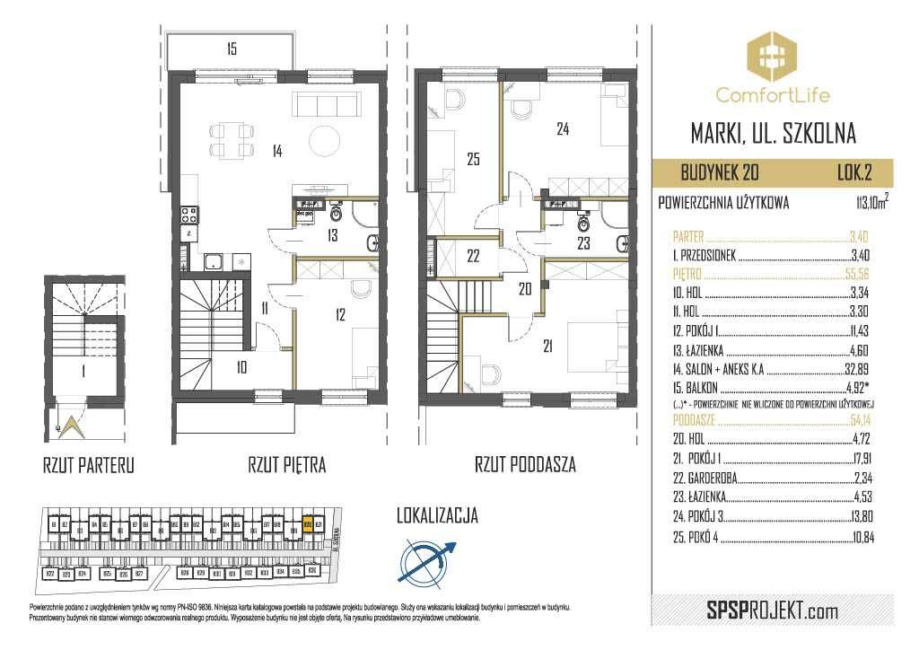 Mieszkanie Dwa Poziomy 115,10 m2 ul. Szkolna